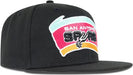 New Era Cap Co. Sized Hats NBA Adult San Antonio Spurs Black Hardwood Classic Team Logo 59Fifty Fitted Hat - Men's