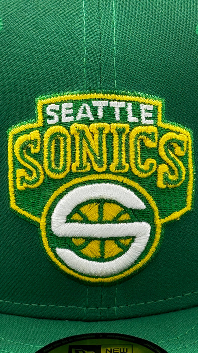 New Era Cap Co. Sized Hats NBA Adult Seattle Supersonics custom 59Fifty Fitted Hat - Men's