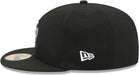 New Era Cap Co. Sized Hats NBA Adult Toronto Raptors Black Hardwood Classic Team Logo 59Fifty Fitted Hat - Men's
