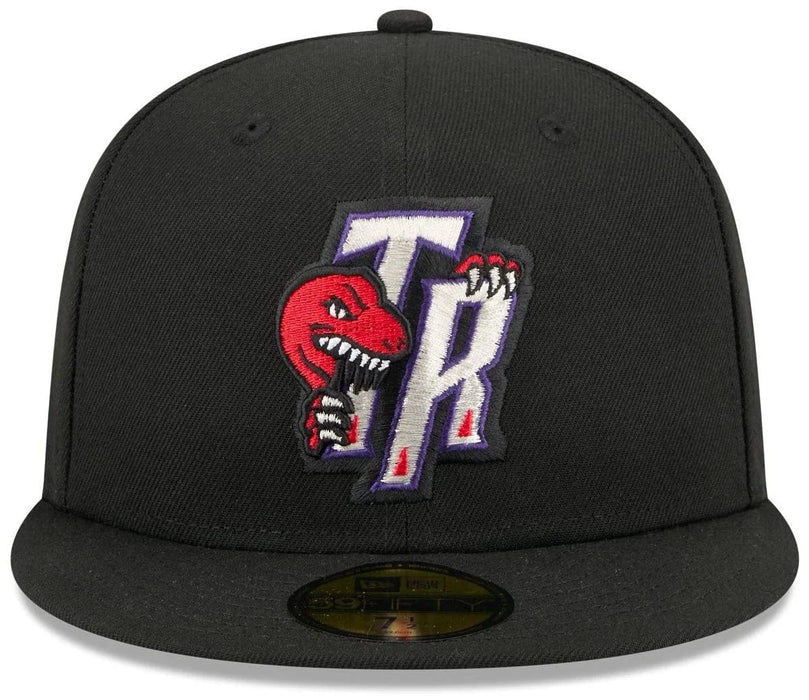 New Era Cap Co. Sized Hats NBA Adult Toronto Raptors Black Hardwood Classic Team Logo 59Fifty Fitted Hat - Men's