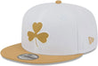 New Era Cap Co. Sized Hats NBA Boston Celtics New Era 2025/26 White/ Gold City Edition 59FIFTY Fitted Hat - Men's