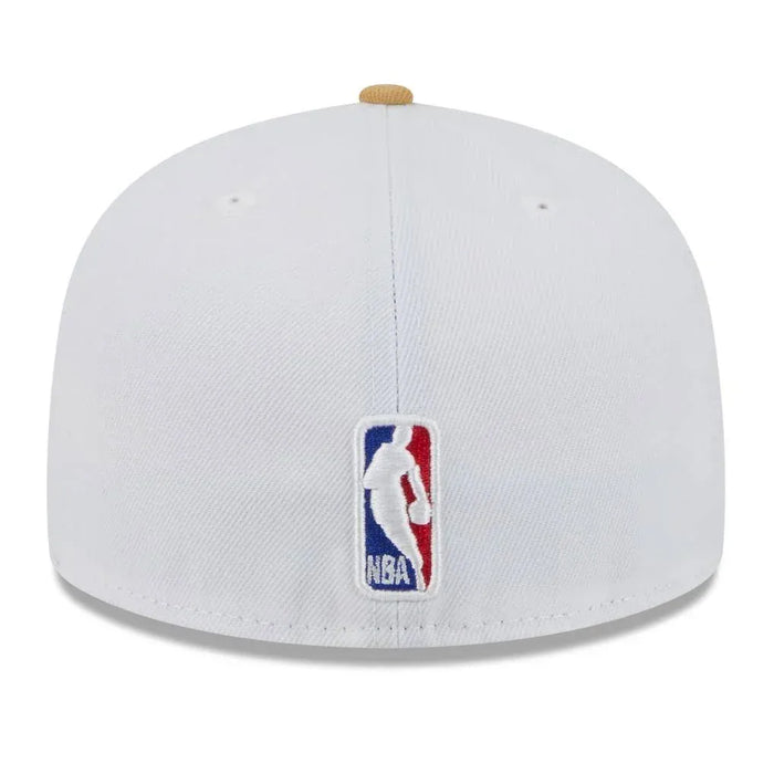 New Era Cap Co. Sized Hats NBA Boston Celtics New Era 2025/26 White/ Gold City Edition 59FIFTY Fitted Hat - Men's