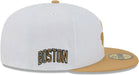 New Era Cap Co. Sized Hats NBA Boston Celtics New Era 2025/26 White/ Gold City Edition 59FIFTY Fitted Hat - Men's