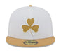 New Era Cap Co. Sized Hats NBA Boston Celtics New Era 2025/26 White/ Gold City Edition 59FIFTY Fitted Hat - Men's