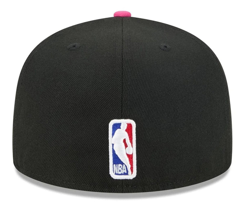 New Era Cap Co. Sized Hats NBA New Era Miami Heat Black 2025/26 City Edition 59FIFTY Fitted Hat - Men's