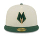 New Era Cap Co. Sized Hats NBA New Era Milwaukee Bucks Chrome 2025/26 City Edition 59FIFTY Fitted Hat - Men's