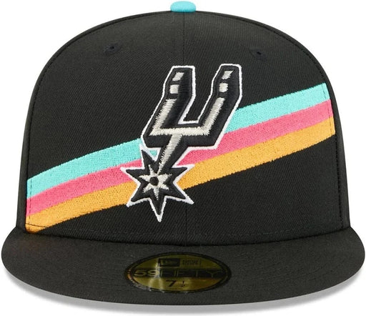 New Era Cap Co. Sized Hats NBA New Era San Antonio Spurs Black 2025/26 City Edition 59FIFTY Fitted Hat - Men's