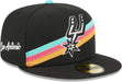 New Era Cap Co. Sized Hats NBA New Era San Antonio Spurs Black 2025/26 City Edition 59FIFTY Fitted Hat - Men's