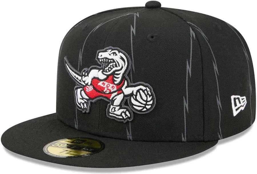 New Era Cap Co. Sized Hats NBA Toronto Raptors New Era 2025/26 Black City Edition 59FIFTY Fitted Hat - Men's
