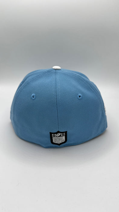 New Era Cap Co. Sized Hats NFL Adult Washington Commanders ROTY New Era Baby Blue Custom Side Patch 59FIFTY Fitted Hat - Men's