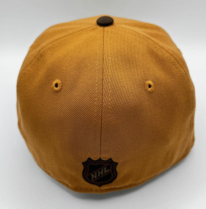 New Era Cap Co. Sized Hats NHL Adult Minnesota Wild New Era 2 Tone Brown Custom Side Patch 59FIFTY Fitted Hat - Men's