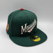 New Era Cap Co. Sized Hats NHL Adult Minnesota Wild New Era 2010's Logo Custom Side Patch 59FIFTY Fitted Hat - Men's
