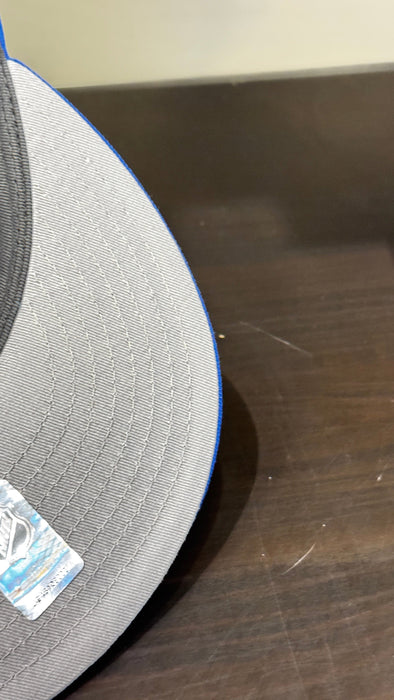 New Era Cap Co. Sized Hats NHL Adult Quebec Nordiques New Era Blue Custom Side Patch 59FIFTY Fitted Hat - Men's