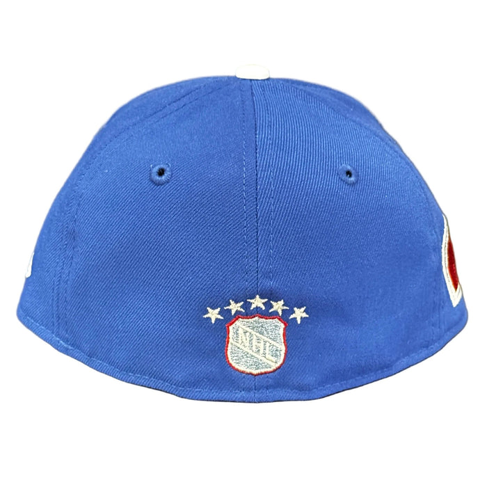 New Era Cap Co. Sized Hats NHL Adult Quebec Nordiques New Era Blue Custom Side Patch 59FIFTY Fitted Hat - Men's
