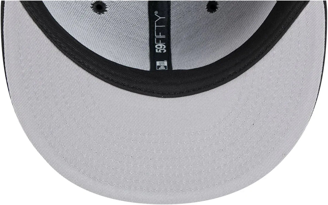 New Era Cap Co. Sized Hats NHL Adult San Jose Sharks New Era Black 59FIFTY Fitted Hat - Men's