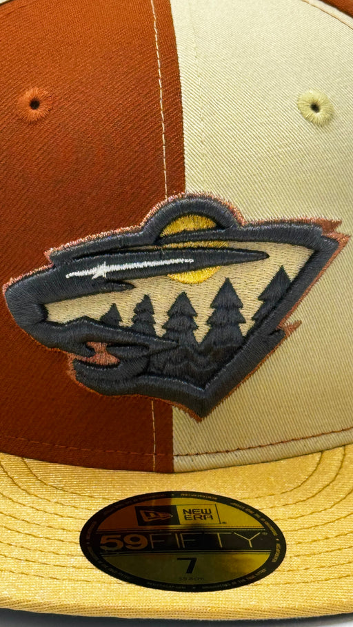 New Era Cap Co. Sized Hats NHL Minnesota Wild Where the Wild Things Are Custom Side Patch 59FIFTY Fitted Hat