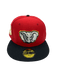 New Era Fitted Hat Adult Alabama Crimson Tide New Era Crimson/Black Custom Side Patch 59FIFTY Fitted Hat - Men's