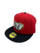 New Era Fitted Hat Adult Alabama Crimson Tide New Era Crimson/Black Custom Side Patch 59FIFTY Fitted Hat - Men's