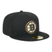 New Era Fitted Hat Adult Boston Bruins New Era Black 59FIFTY Fitted Hat - Men's