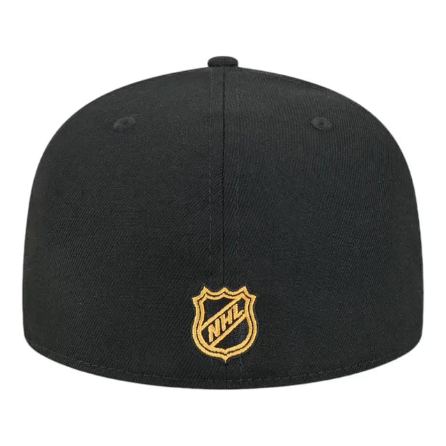 New Era Fitted Hat Adult Boston Bruins New Era Black 59FIFTY Fitted Hat - Men's