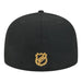New Era Fitted Hat Adult Boston Bruins New Era Black 59FIFTY Fitted Hat - Men's