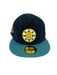 New Era Fitted Hat Adult Boston Bruins New Era Black/Green Movie Pack Custom Side Patch 59FIFTY Fitted Hat - Men's
