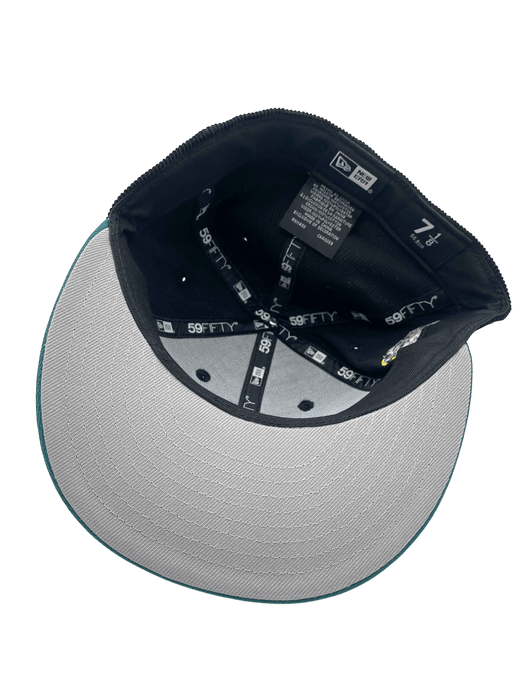 New Era Fitted Hat Adult Boston Bruins New Era Black/Green Movie Pack Custom Side Patch 59FIFTY Fitted Hat - Men's