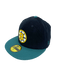 New Era Fitted Hat Adult Boston Bruins New Era Black/Green Movie Pack Custom Side Patch 59FIFTY Fitted Hat - Men's