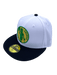 New Era Fitted Hat Adult Boston Celtics New Era White The Finals Custom Side Patch 59FIFTY Fitted Hat - Men's