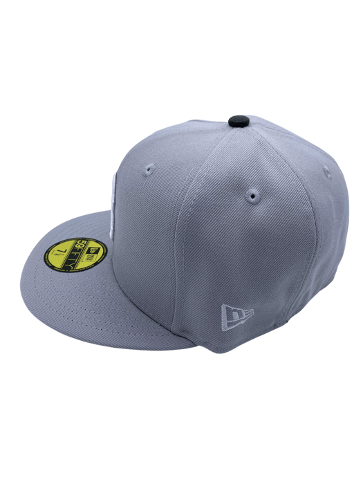 New Era Fitted Hat Adult Boston Red Sox New Era Gray Days Custom Side Patch 59FIFTY Fitted Hat - Men's
