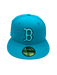 New Era Fitted Hat Adult Boston Red Sox New Era Teal BIMO Custom Side Patch 59FIFTY Fitted Hat - Men's