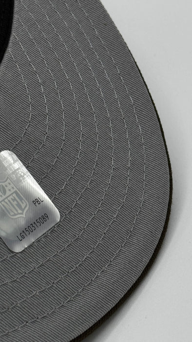 New Era Fitted Hat Adult Buffalo Bills New Era Brown "The MVP" Custom Side Patch 59FIFTY Fitted Hat - Men's