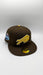 New Era Fitted Hat Adult Buffalo Bills New Era Brown "The MVP" Custom Side Patch 59FIFTY Fitted Hat - Men's