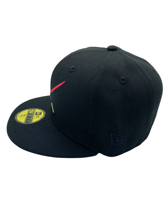 New Era Fitted Hat Adult Buffalo Sabres New Era Black New Hope Custom Side Patch 59FIFTY Fitted Hat - Men's