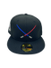 New Era Fitted Hat Adult Buffalo Sabres New Era Black New Hope Custom Side Patch 59FIFTY Fitted Hat - Men's