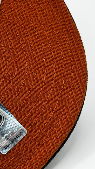 New Era Fitted Hat Adult Chicago Blackhawks New Era Gray/ Navy City Crossover Custom 59FIFTY Fitted Hat - Men's