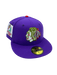 New Era Fitted Hat Adult Chicago Blackhawks New Era Purple J Custom 59FIFTY Fitted Hat - Men's