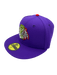 New Era Fitted Hat Adult Chicago Blackhawks New Era Purple J Custom 59FIFTY Fitted Hat - Men's