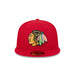 New Era Fitted Hat Adult Chicago Blackhawks New Era Red 59FIFTY Fitted Hat - Men's