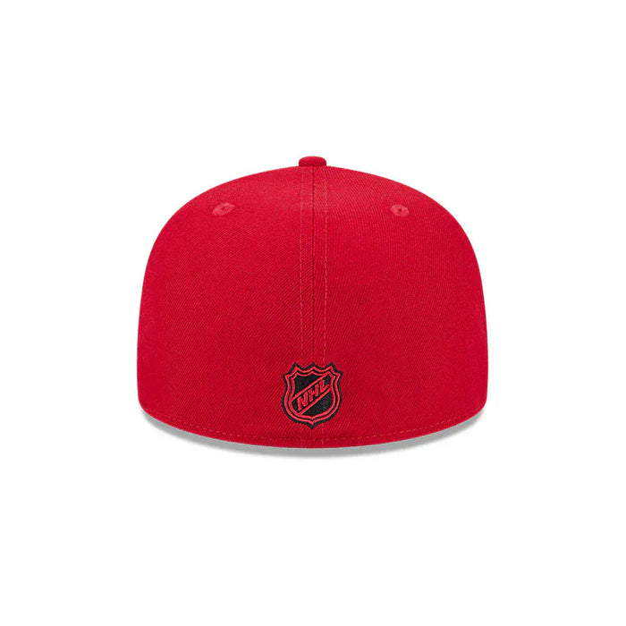 New Era Fitted Hat Adult Chicago Blackhawks New Era Red 59FIFTY Fitted Hat - Men's