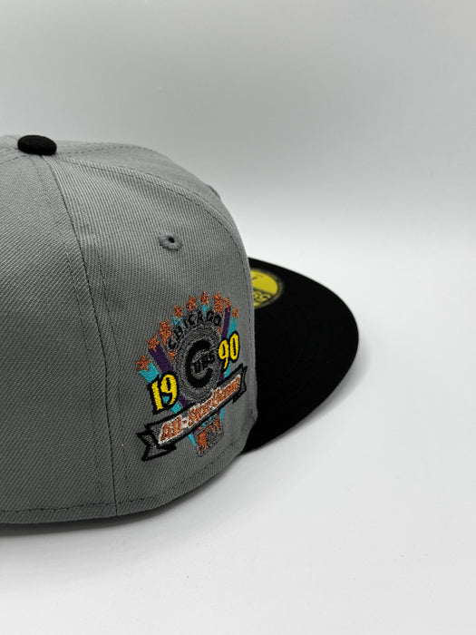New Era Fitted Hat Adult Chicago Cubs New Era Tai Lung Custom Side Patch 59FIFTY Fitted Hat - Men's