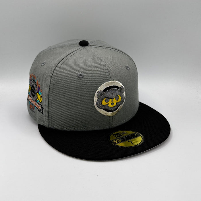 New Era Fitted Hat Adult Chicago Cubs New Era Tai Lung Custom Side Patch 59FIFTY Fitted Hat - Men's
