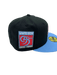 New Era Fitted Hat Adult Chicago White Sox New Era Black/Light Blue City Flag Custom Side Patch 59FIFTY Fitted Hat - Men's