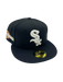 Adult Chicago White Sox New Era Black Remix Side Patch 59FIFTY Fitted Hat - Men's