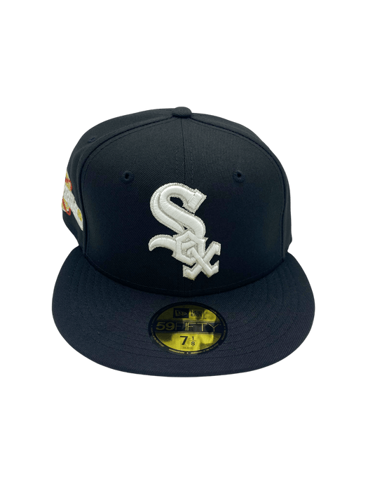 Adult Chicago White Sox New Era Black Remix Side Patch 59FIFTY Fitted Hat - Men's