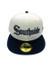 New Era Fitted Hat Adult Chicago White Sox New Era Chrome Plain Jane Southside Custom 59FIFTY Fitted Hat - Men's