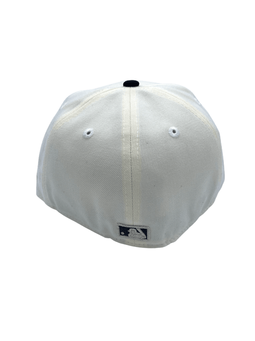 New Era Fitted Hat Adult Chicago White Sox New Era Chrome Plain Jane Southside Custom 59FIFTY Fitted Hat - Men's