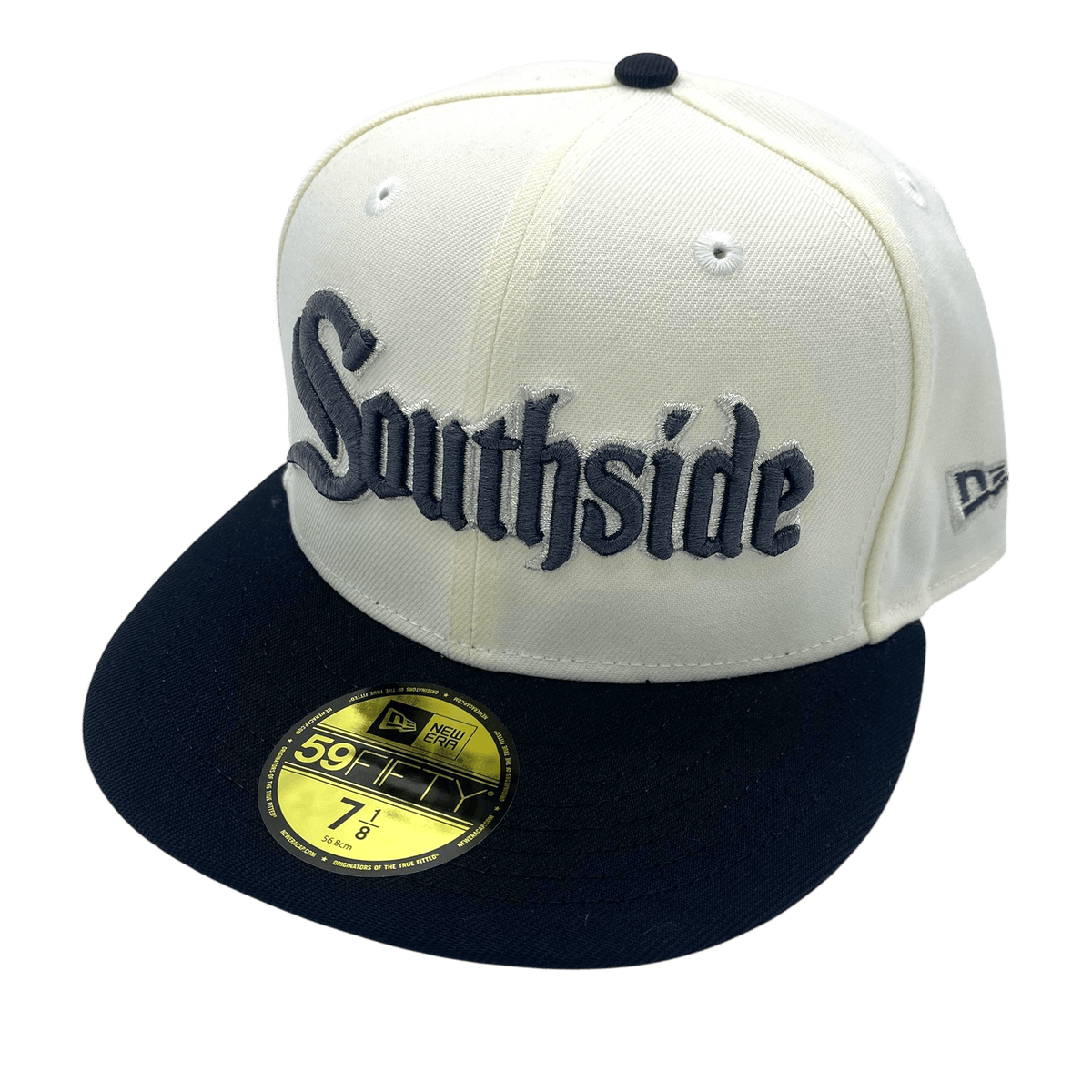 Adult Chicago White Sox New Era Chrome Plain Jane Southside Custom 59F