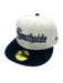 New Era Fitted Hat Adult Chicago White Sox New Era Chrome Plain Jane Southside Custom 59FIFTY Fitted Hat - Men's