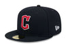 Adult Cleveland Guardians New Era Navy 2025 MLB Alternate Clubhouse 59FIFTY Fitted Hat - Men's